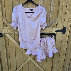 Pink Women's Sleepwear Set